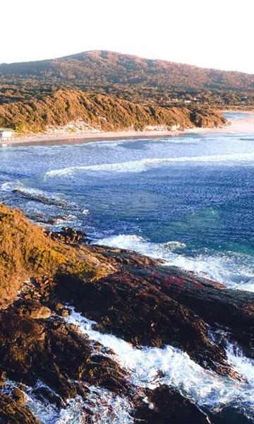 landscape shot of the coast of western australia